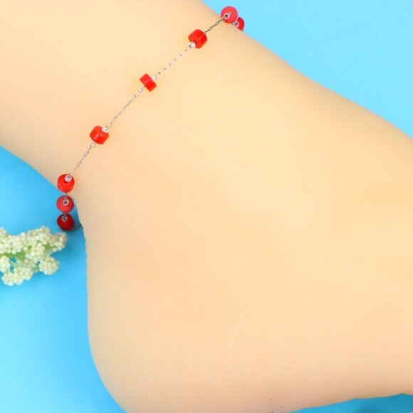 Elegant Handmade Anklet – Perfect for Women & Girls | Ideal Gift Option, DYC1580 - Picture 4 of 10
